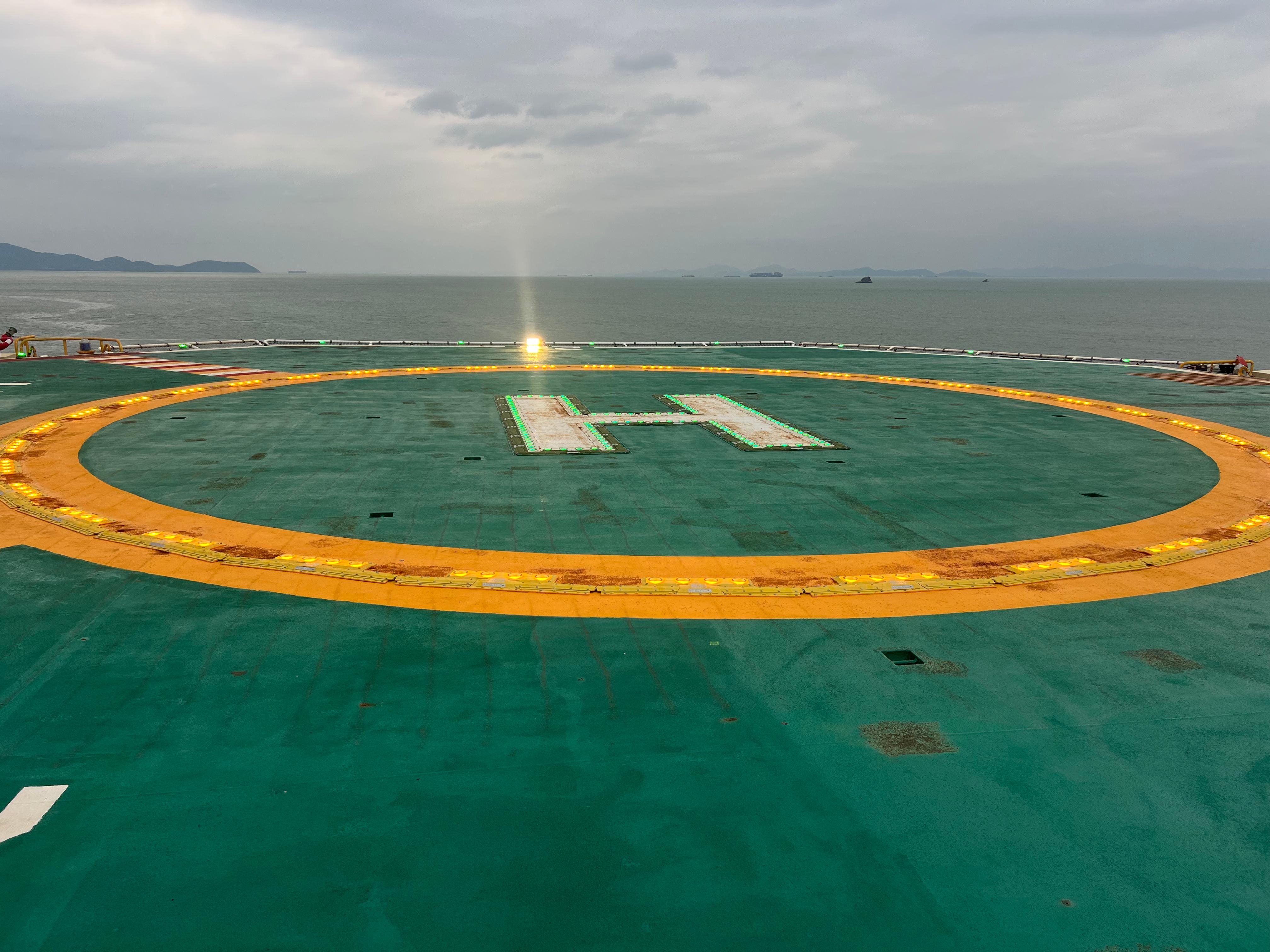 Technicians conducting CAP 437 friction test on CNOOC GIFT